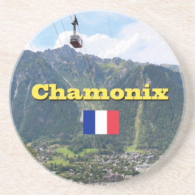 Chamonix - Mont Blanc Underlägg Sandsten (Framsidan)