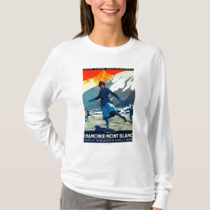 Chamonix-Mont Blanc vintage PosterEurope T-shirt