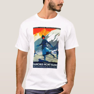 Chamonix-Mont Blanc vintage PosterEurope T Shirt