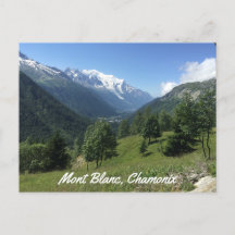 Chamonix Mont Blanc-vykort