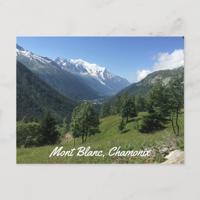 Chamonix Mont Blanc-vykort Vykort (Framsida)
