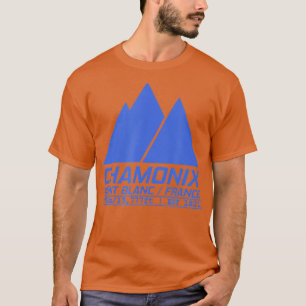 Chamonix Ski Resort Skiing Mont Blanc Frankrike T Shirt