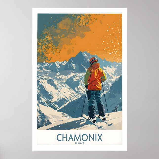 Chamonix Tryck Frankrike 1 (Framsidan)