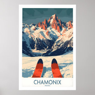 Chamonix Väggkonstaffisch 1 Poster