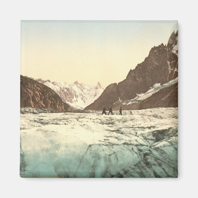 Chamonix Valley - Mer de Glace Magnet (Framsidan)