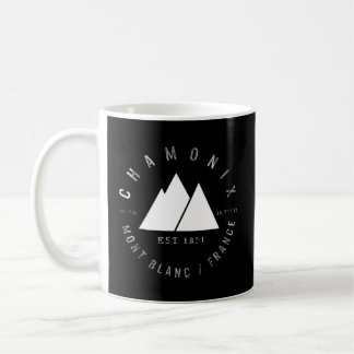 Chamonix Valley Mont Blanc Frankrike Skiing Snowbo Kaffemugg