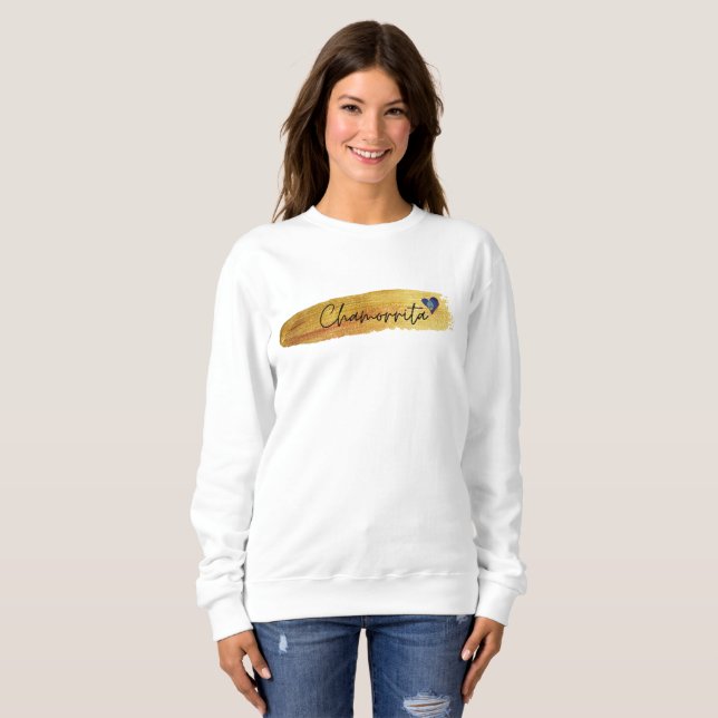 Chamorrita Classic Sweatshirt T Shirt (Hel framsida)