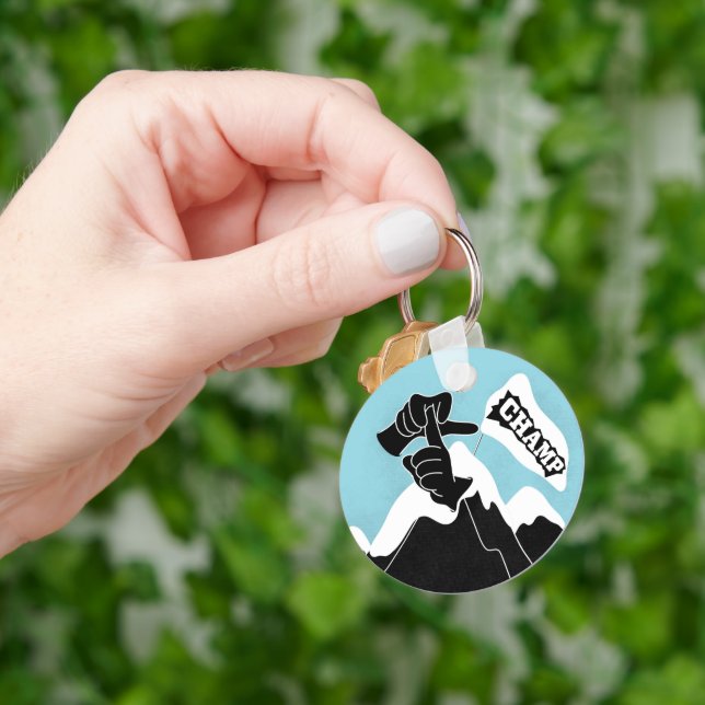 Champ - ASL-design Nyckelring (Hand)