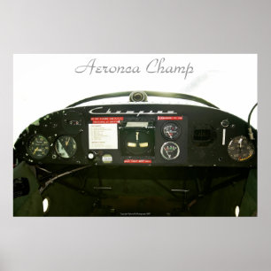 Champ Cockpit Poster