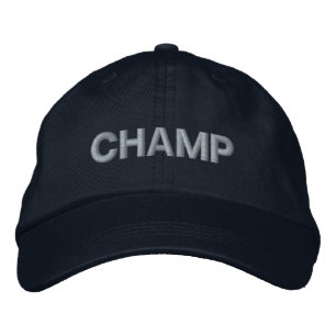 CHAMP EMBROIDERED BASEBALL CAP BRODERAD KEPS
