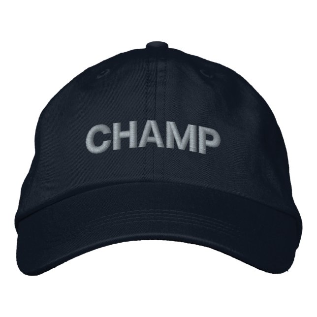CHAMP EMBROIDERED BASEBALL CAP BRODERAD KEPS (Framsida)