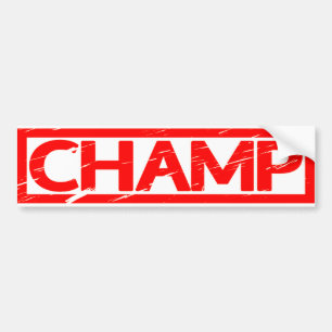 Champ Frimärke Bildekal