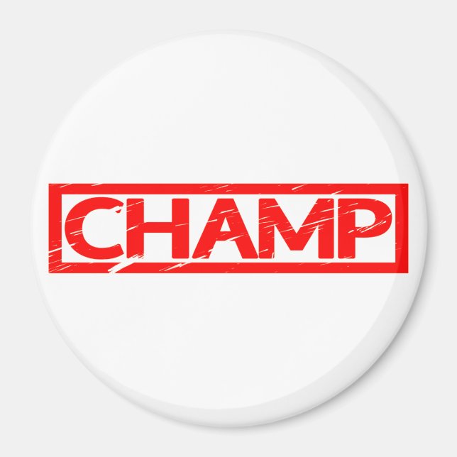 Champ Frimärke Magnet (Framsidan)