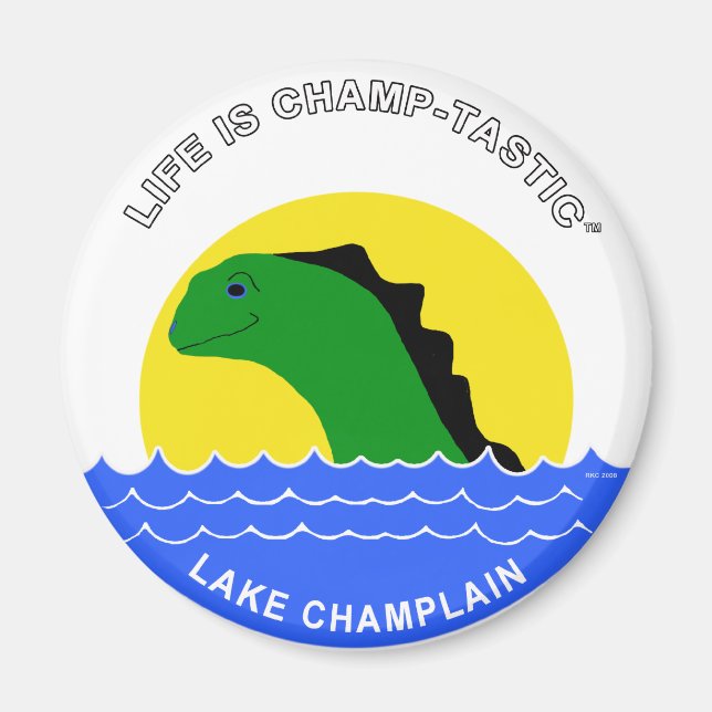 Champ går överallt magnet (Framsidan)