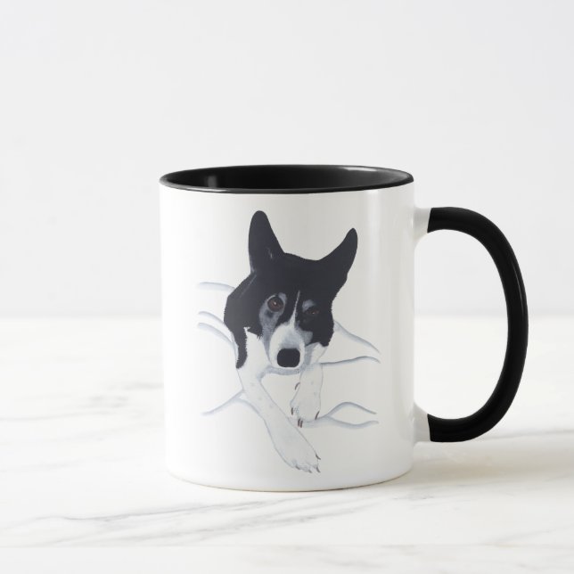Champ Gräns Collie Hund älskare Mugg (Höger)