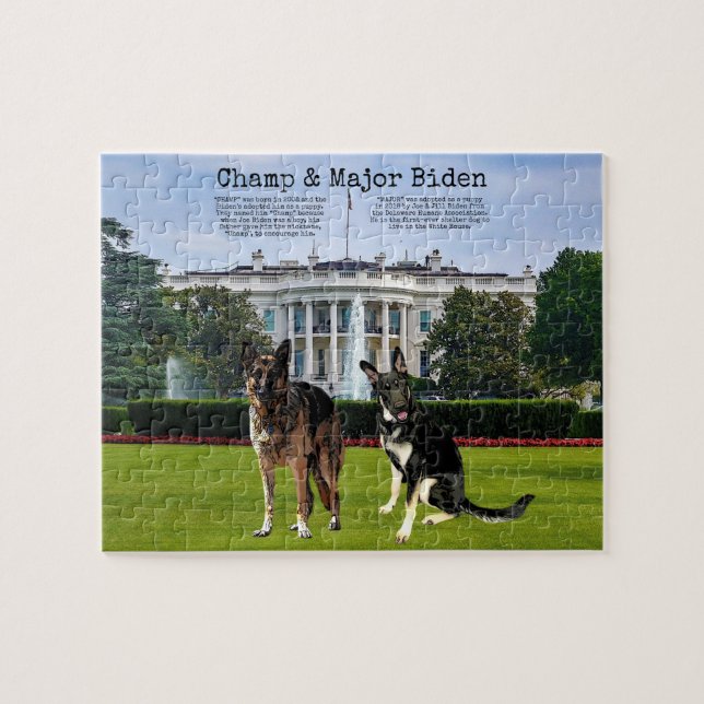 Champ & Major Biden Pussel (Horisontell)