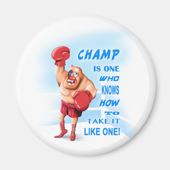 Champ Round Magnet (Framsidan)