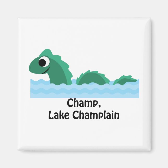 Champ, Sjö Chammedgivanden Magnet (Framsidan)