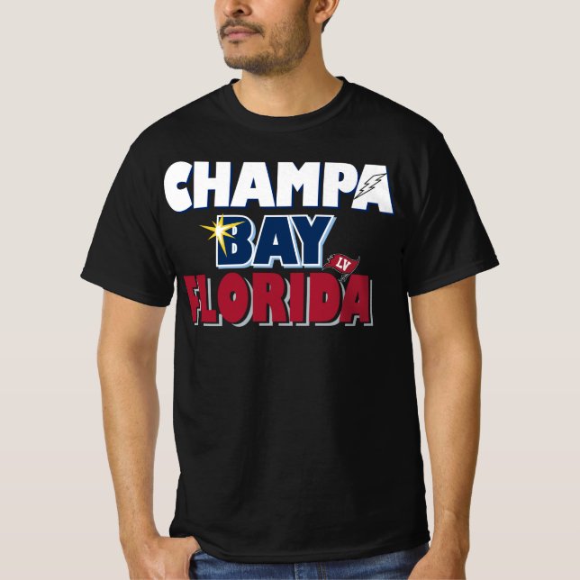 CHAMPA BAY FLORIDA T SHIRT (Framsida)