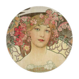 Champagne Alphonse Mucha Clearboard Board