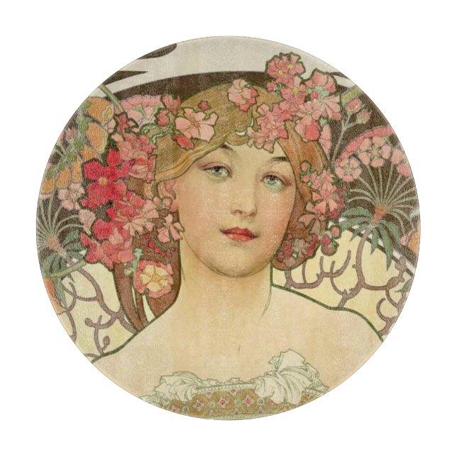 Champagne Alphonse Mucha Clearboard Board (Framsidan)