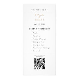 Champagne Ampersand Bröllop | Program | QR-kod