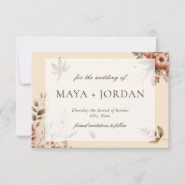 Champagne Autumn Pumpkin Harvest Spara datumet