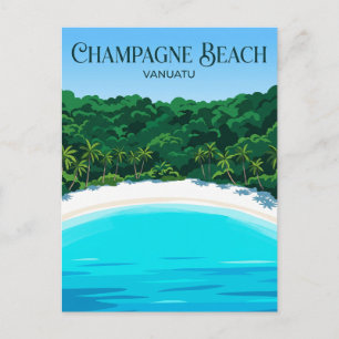 Champagne Beach Vanuatu Vykort