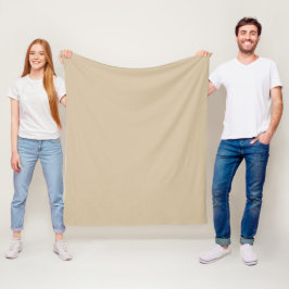 Champagne Beige Fleecefilt