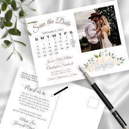Champagne Blommig Foto & Kalender Spara Datum Meddelande Vykort