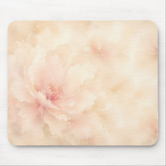 Champagne Blush Vattenfärg Blomma Musmatta