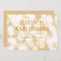 Champagne Bokeh Brunch och Bubly Möhippa