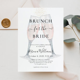 Champagne Brunch för Bride-Möhippan Inbjudningar