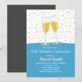 Champagne Brunch och Bubly cheers Inbjudningar
