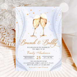 Champagne Brunch och Bubly-Möhippa Inbjudningar