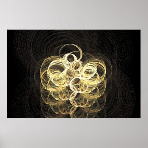 Champagne bubblar poster