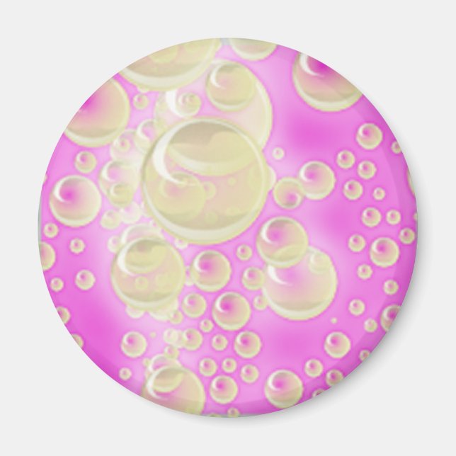 Champagne Bubbles Magnet (Framsidan)