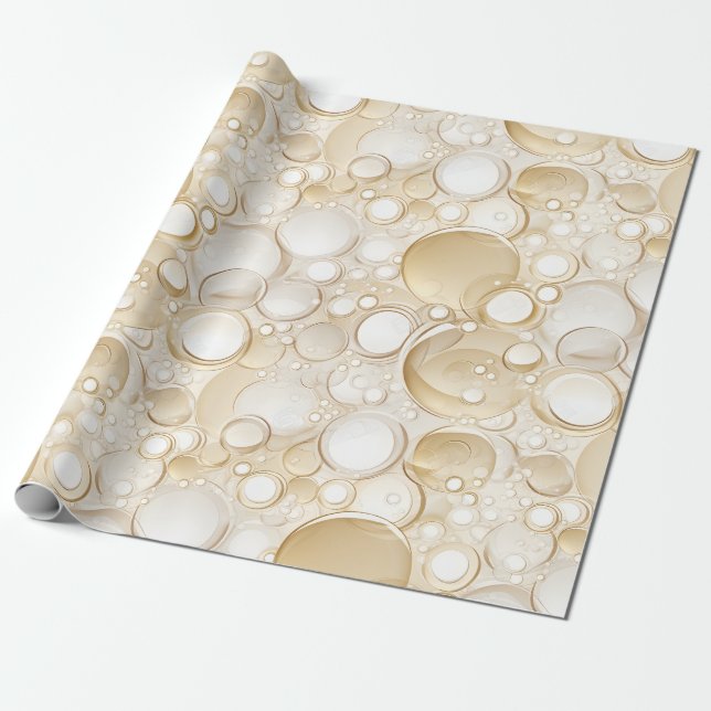 Champagne Bubbles Möhippa Wrapping Papper Presentpapper (Utrullad)