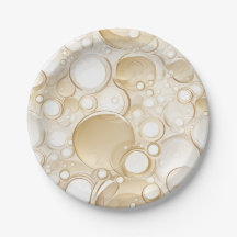Champagne Bubbles Pappra Party Plate Firande