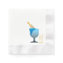 Champagne Bucket Papper Napkins