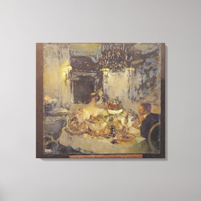 Champagne Canvastryck (Framsida)