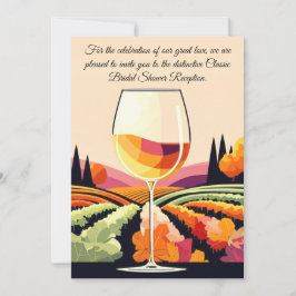 Champagne Classic Elegance möhippa Inbjudningar