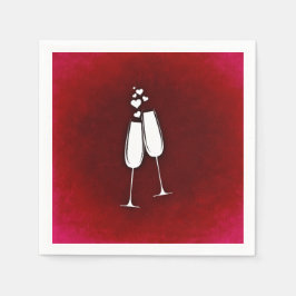 Champagne Cocktail Napkins Pappersservett