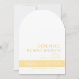 Champagne Coquette Inbjudningar