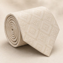 Champagne Cream Diamond Damask Royal Jacquard