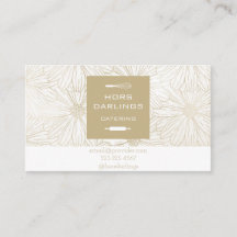 Champagne daisy taupe catering bakverk privatchef