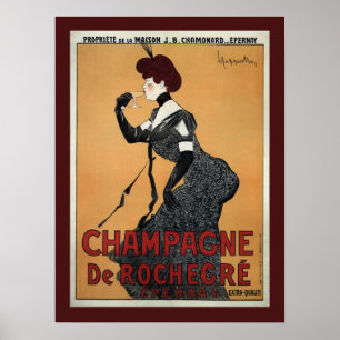 Champagne De Rochegre ~ Leonetto Cappiello 1902 Poster