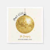 Champagne Disco Ball 2026 Nyårsafton
