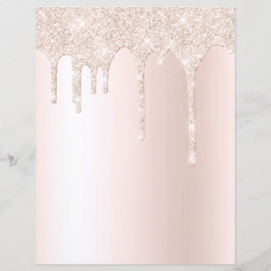 Champagne doppning glitter elegant scrapbook pappe