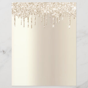 Champagne doppning glitter elegant scrapbook pappe